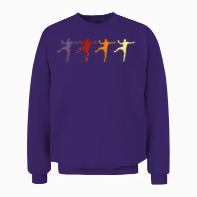 Handball Retro Unisex Sweatshirt - Purple
