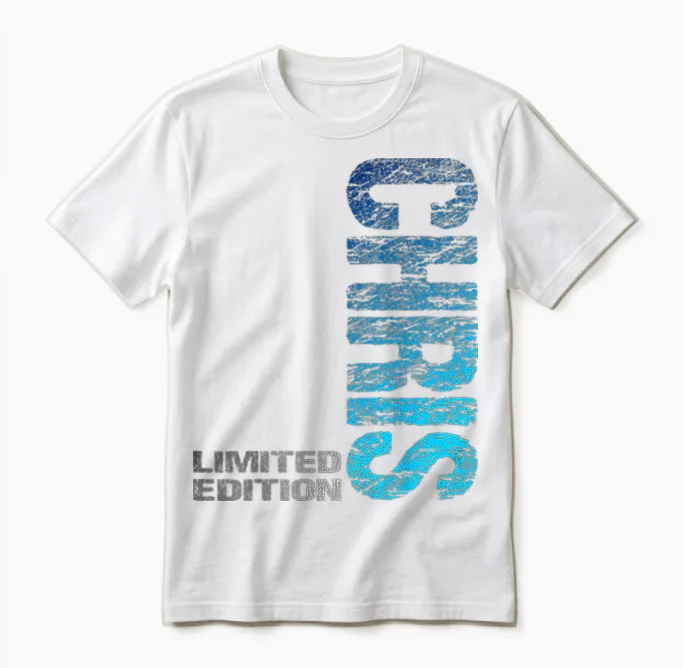 Chris Christian Name Vorname Junge Mann Geburtstag Unisex T-Shirt in White