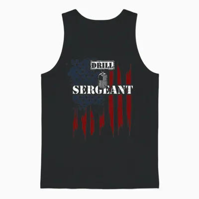 Drill Sergeant - Veteran Unisex Tank Top - Black