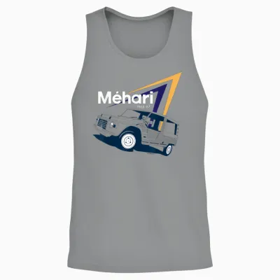 Citroën Méhari Retro Utility Vehicle Iconic Unisex Tank Top - Sport Grey