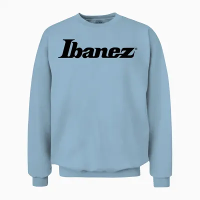 Ibanez Black Unisex Sweatshirt - Light Blue