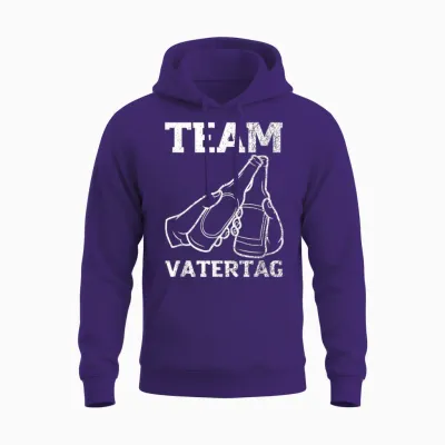 Team Vatertag Herren Bier Männertag Unisex Hoodie - Purple