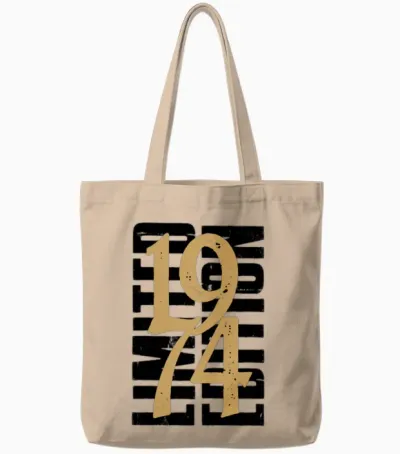 1974 Vintage 50th Birthday Tote Bags - Natural