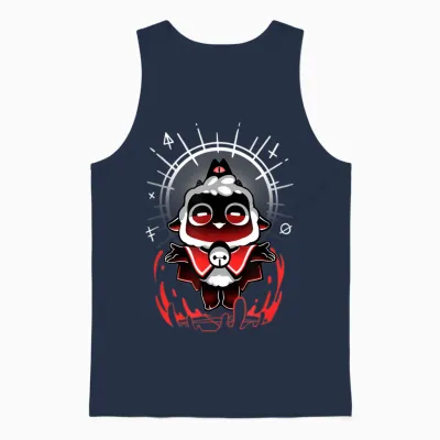 Join the Cult - Cult of the Lamb Cute Gamer Cult of the Lamb T-Shirt, Black, S Unisex Tank Top - Navy