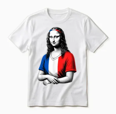 Drapeau Français Hommes Femmes Enfants France Unisex T-Shirt - White