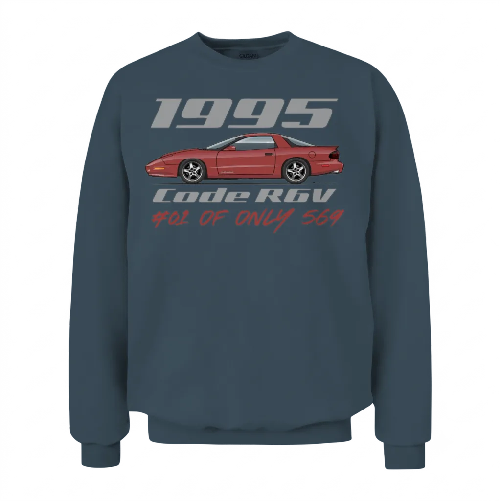 Code Medium Red Unisex Sweatshirt - Dark Heather