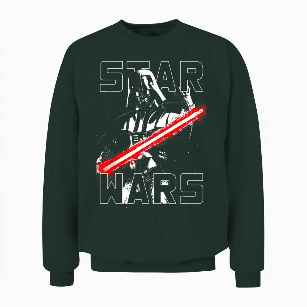 Star Wars Darth Vader Portrait of Light Unisex Sweatshirt in Forest