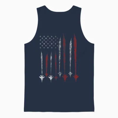 Us F35 Fighter Jet Aviation Usa Gift Unisex Tank Top - Navy