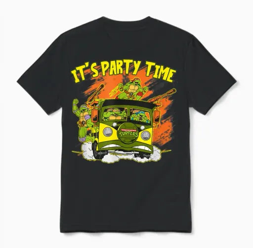 It's Party Time Unisex T-Shirt - Black