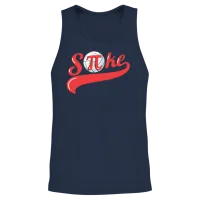 Volleyball Spike T Shirt with Math Symbol Pi Subst Unisex Tank Top - Navy – 2