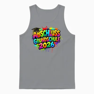 Grundschule Absolvent Abgänger Grundschule Abschluss 2026 Unisex Tank Top - Sport Grey