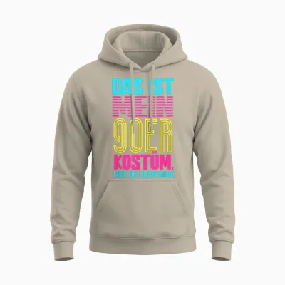 Das Ist Mein 90s Kostüm 90s Unisex Hoodie - Sand