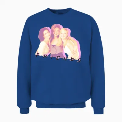 Friends Monica, Rachel, Phoebe Unisex Sweatshirt - Royal