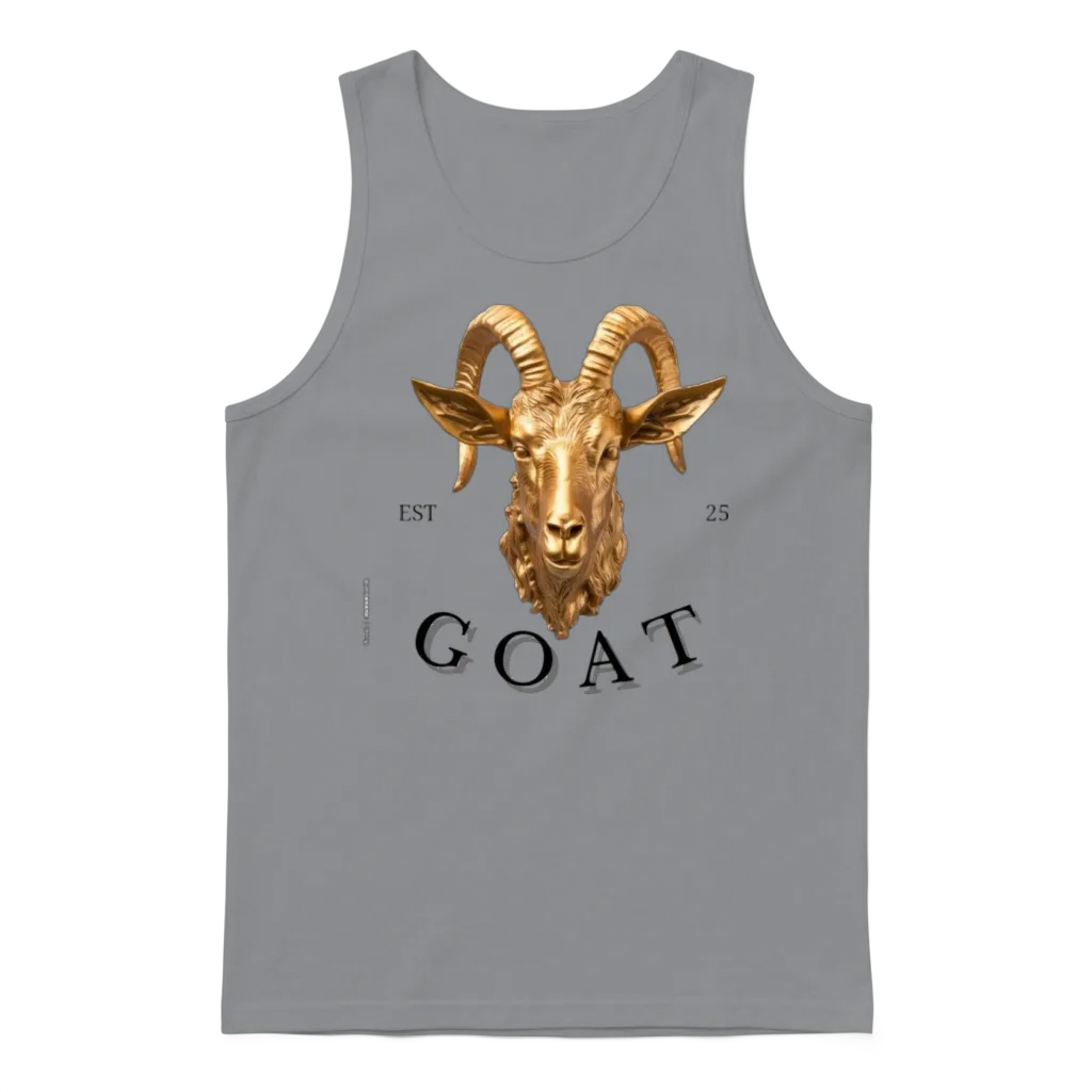 G O a T Unisex Tank Top - Sport Grey