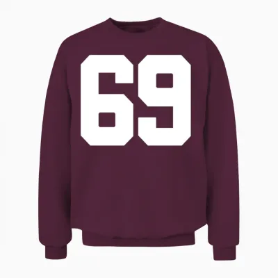 69 Unisex Sweatshirt - Maroon