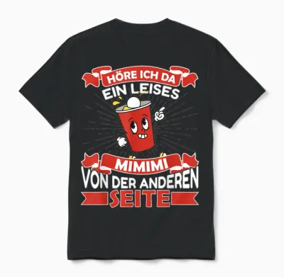 Bier Pong Partyspiel Trinkspiel Unisex T-Shirt - Black