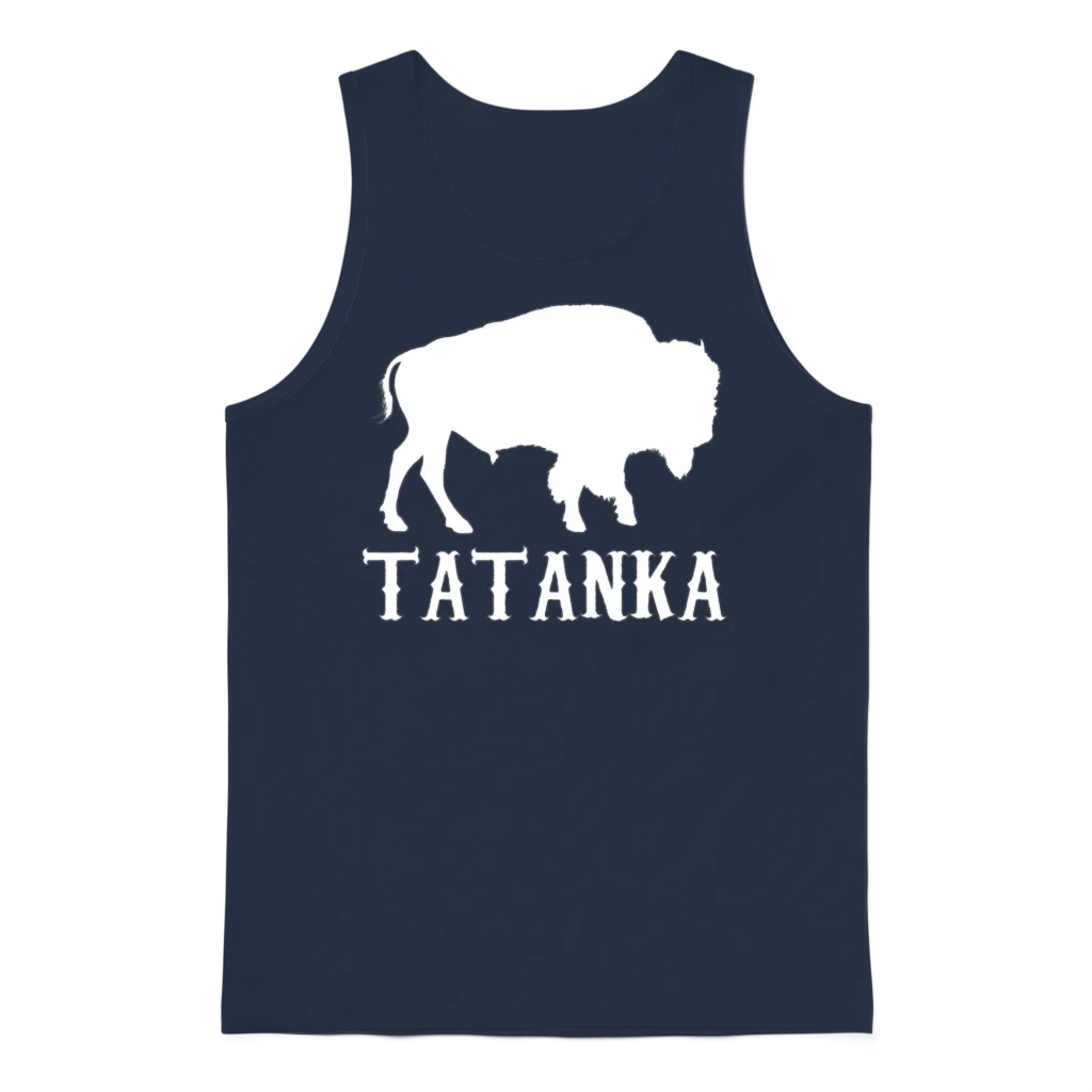 Tatanka (buffalo) โ Wildlife Gift Unisex Tank Top - Navy