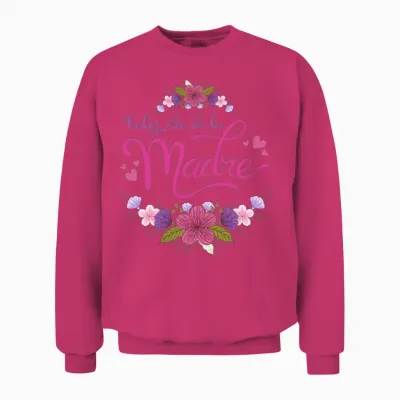 Feliz Dia De La Madre - Happy Mother's Day Unisex Sweatshirt - Heliconia
