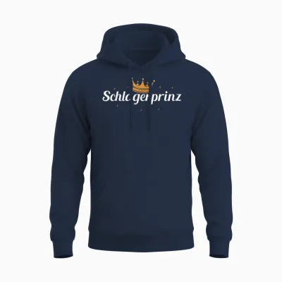 Schlagerprinz Schlageroutfit Partnerlook Schlagermusik Unisex Hoodie - Navy