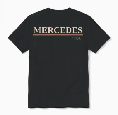 Mercedes United States T-Shirt, Black, S Unisex T-Shirt - Black