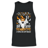 Halloween Funny Boo Unisex Tank Top - Black – 2