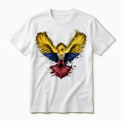 Drapeau De La Colombie Fierté Colombienne Drapeau Colombien Racines Colombiennes Unisex T-Shirt - White