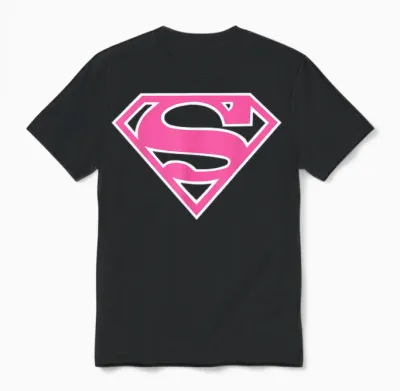 Dc Supergirl Logo Classic Unisex T-Shirt - Black