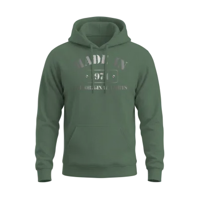 Made in 1974 Unisex Hoodie - Military Green