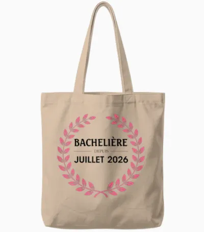Bachelière 2026 Félicitations Réussite Bac Souvenir Fille Tote Bags - Natural