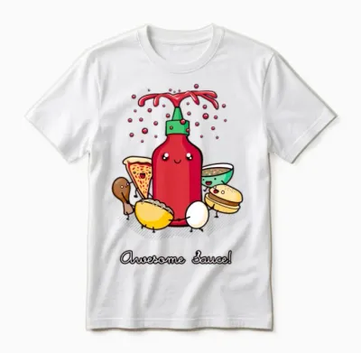 Awesome Sauce Unisex T-Shirt - White