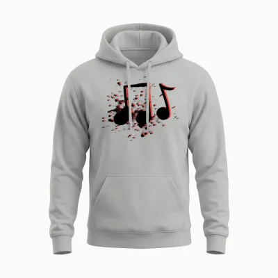 Pop Graphic Art Unisex Hoodie - Ash