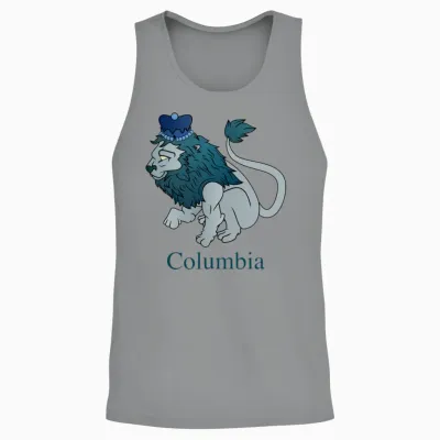 Columbia University Lion Unisex Tank Top - Sport Grey