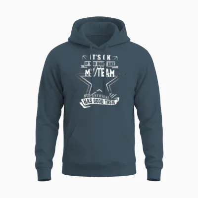 Dallas Cowboy Shirt-Dallas City Football Unisex Hoodie - Dark Heather