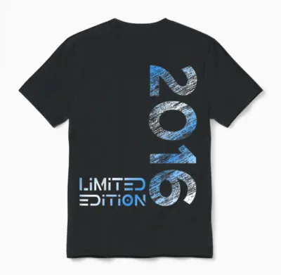 Limited Edition Jahrgang 2016 Junge Mädchen 10. Geburtstag Unisex T-Shirt - Black