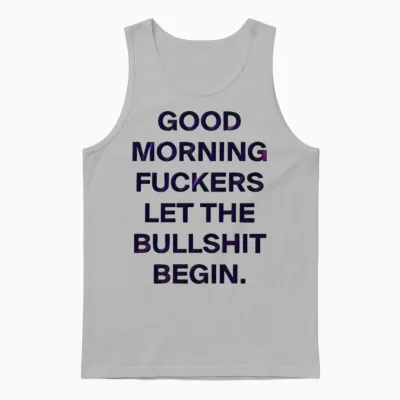 Funny Quote Unisex Tank Top - Ash