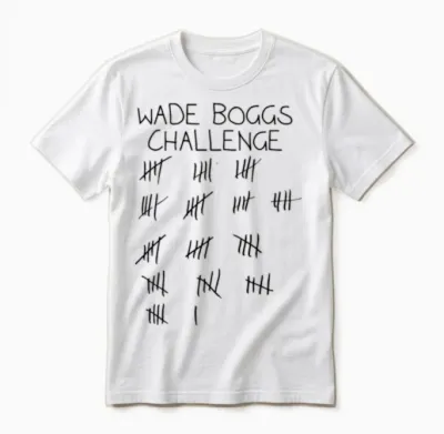Wade Boggs Challenge Always Sunny Unisex T-Shirt - White