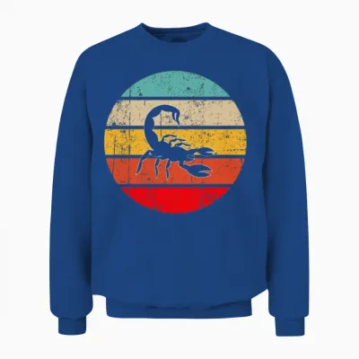 Scorpio Retro Unisex Sweatshirt - Royal