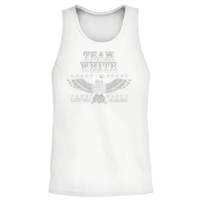 Team White Last Name Surname Pride Unisex Tank Top - White