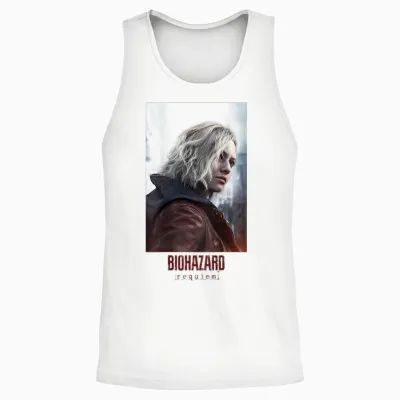 Resident Evil Requiem Grace Art Bp Unisex Tank Top - White