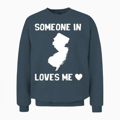 Someone in New Jersey Loves Me Unisex Sweatshirt - Dark Heather