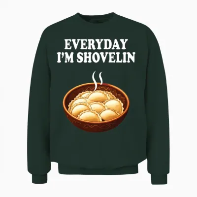 Funny Polish Pierogi Lover Unisex Sweatshirt - Forest
