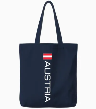 österreichische Flagge österreichischer Sport-Trikot Tote Bags - Navy