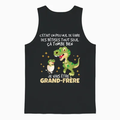 Child Future Big Brother 2026 Announcement Pregnancy Grandbrother 2026 Unisex Tank Top - Black