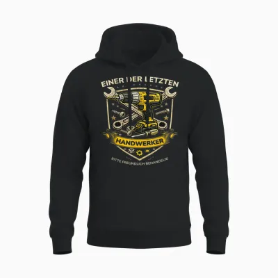 Handwerker Geschenk Mann Papa – Einer Der Letzten Handwerker Unisex Hoodie - Black