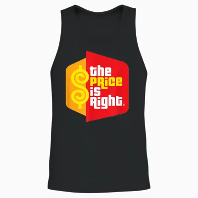 Price Is Right - Original Logo Unisex Tank Top - Black
