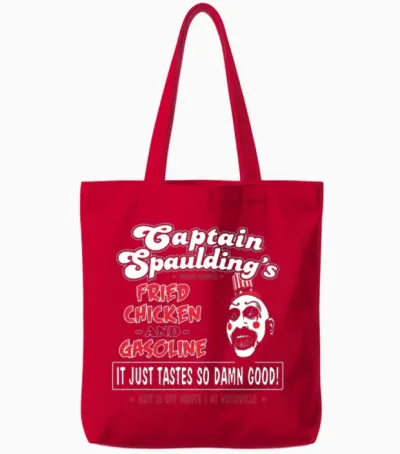 Funny Captain Spaulding for President Tote Bags - Red