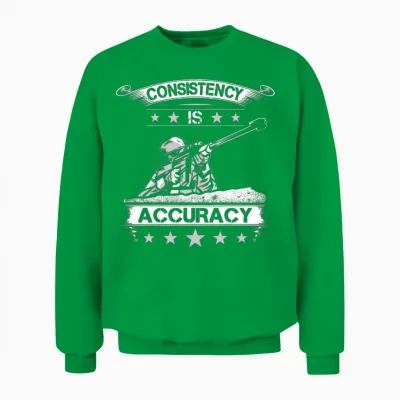 Long Range Shooter Consistency Accuracy Unisex Sweatshirt - Irish Green