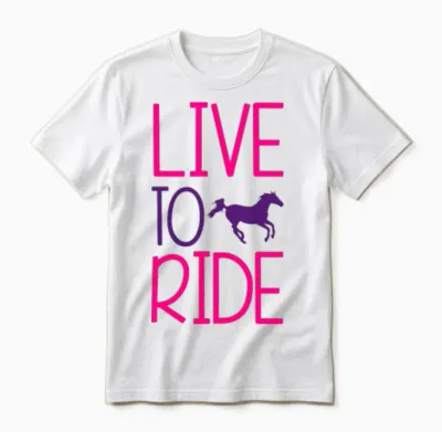 Horse Unisex T-Shirt - White