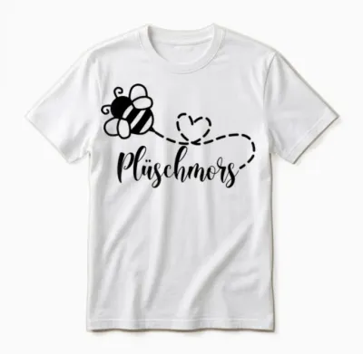 Plüschmors Hummel Ostfriesisch Nordsee Ostfriesland Unisex T-Shirt - White