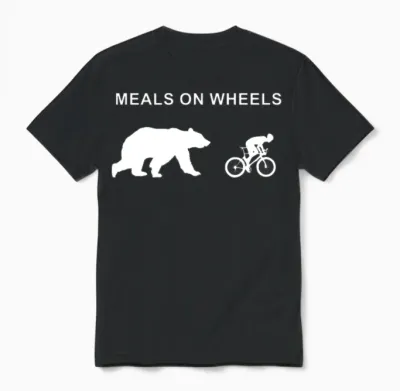 Meals on Wheels Unisex T-Shirt - Black